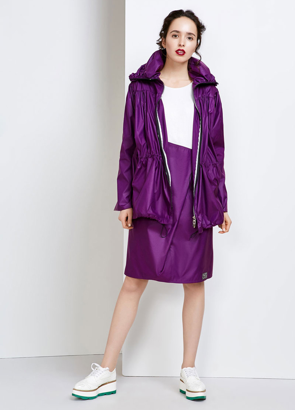 Фиолетовая демисезонная куртка Solh
