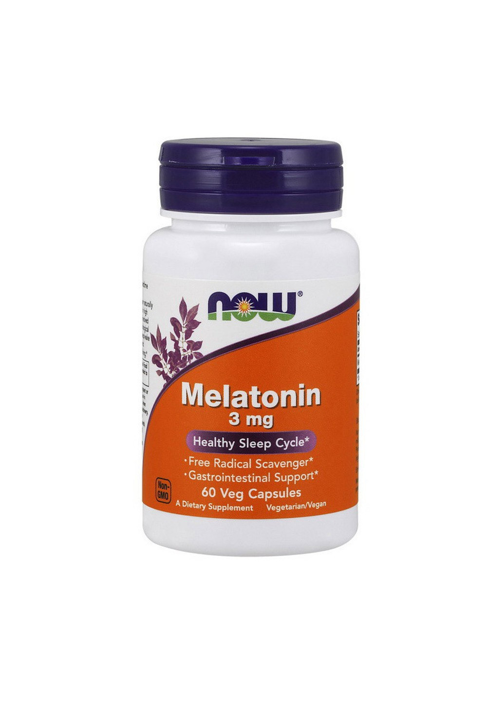 Мелатонін Melatonin 3 mg (60 капс) нау фудс Now Foods (255410342)