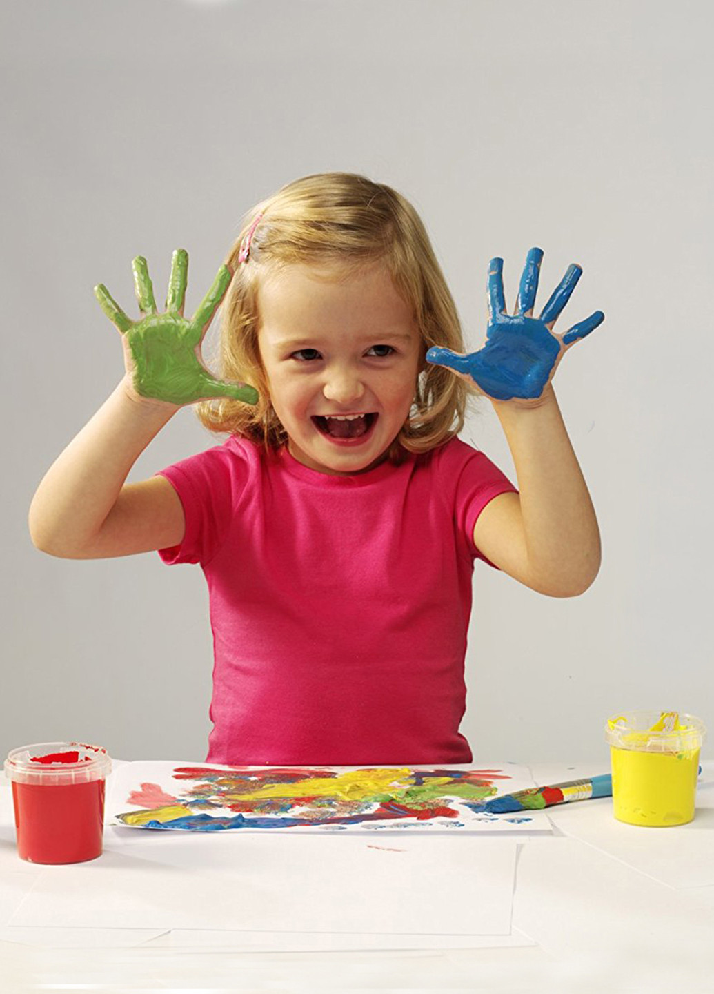 Пальчиковые краски - МОИ ПЕРВЫЕ РИСУНКИ (4 цвета, в пластиковых баночках) Ses Creative (140924484)