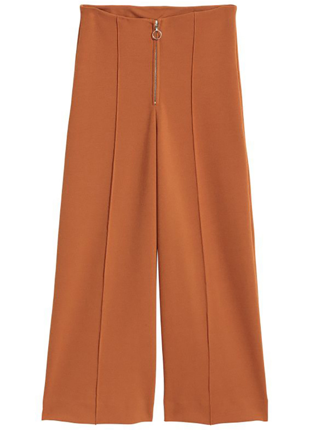 Оранжевые кэжуал летние кюлоты брюки H&M