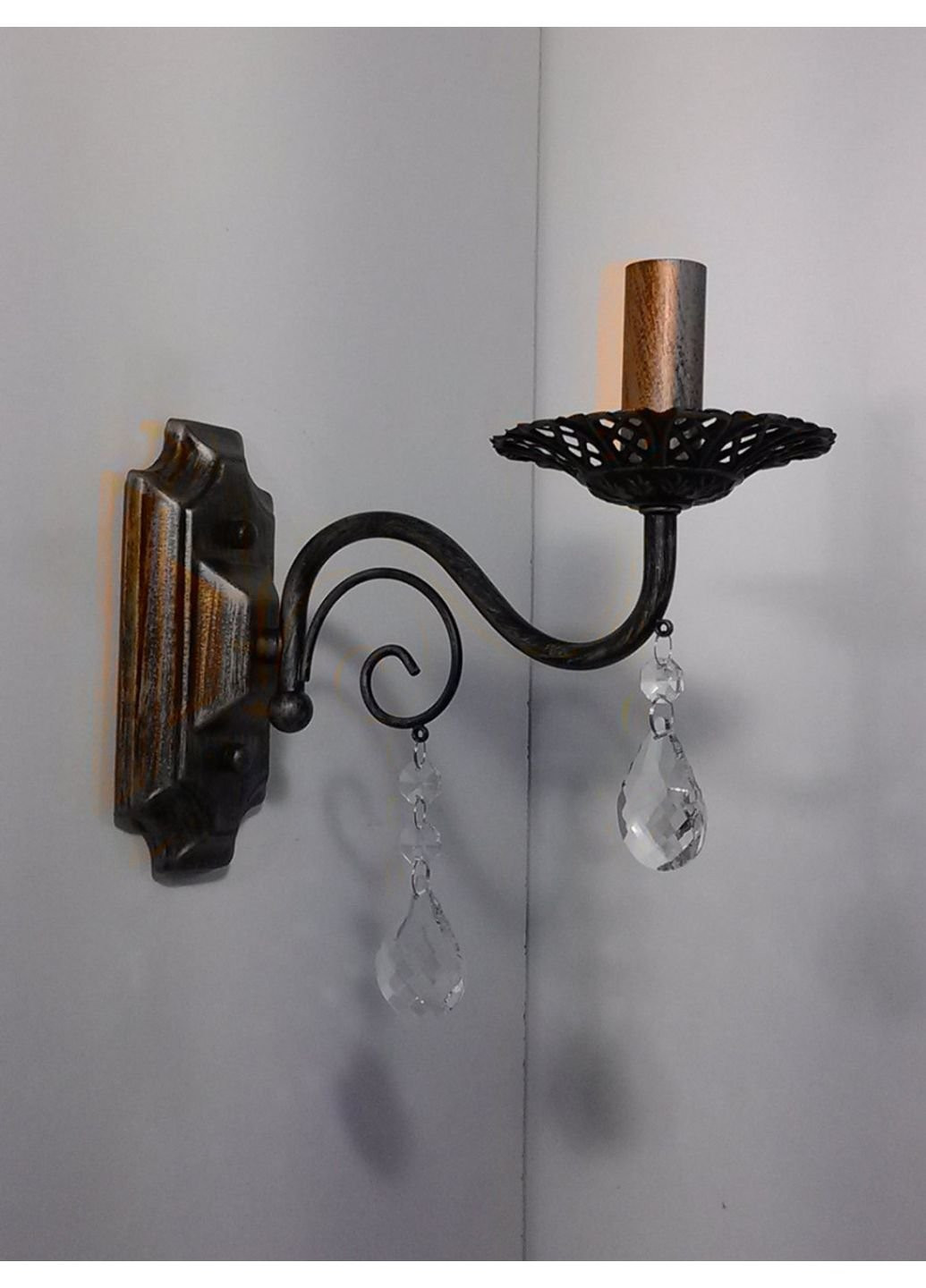 Бра настенное 6216/1 Коричневый 23х11х23 см. Sunnysky (253542006)