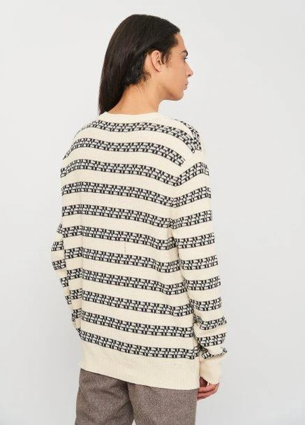 Молочний джемпер,молочний в візерунки, JACK&JONES