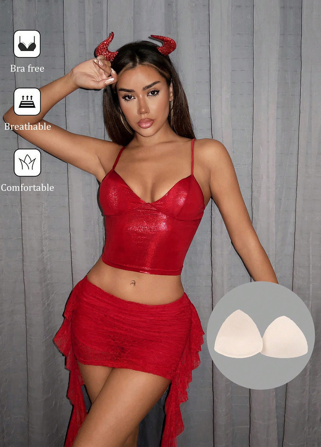 Костюм (топ, спідниця) SHEIN (324037689)