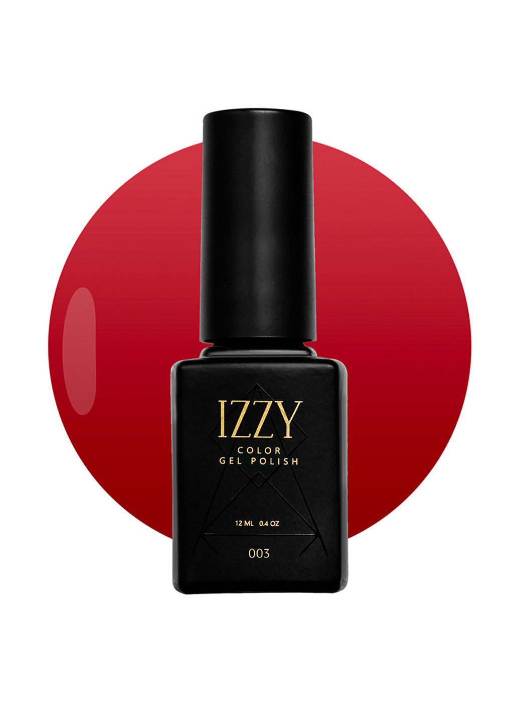 Гель-лак червоний гнила вишня для манікюру 03, 12 мл Izzy (363030458)