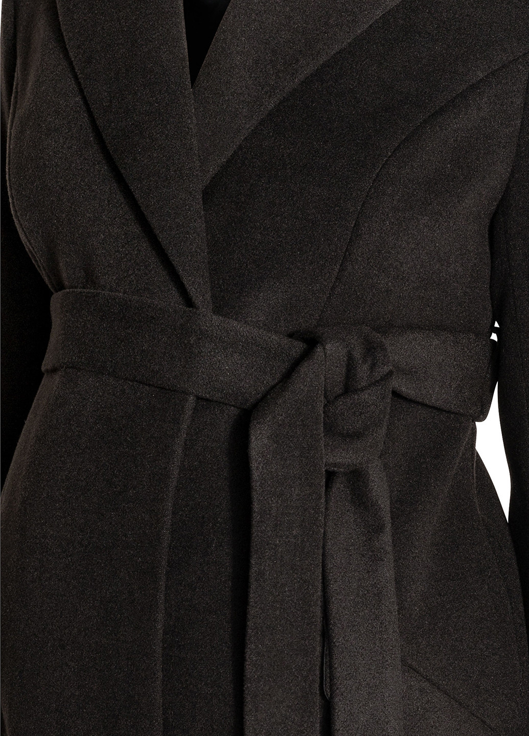 Чорне демісезонне Пальто без капюшона H&M