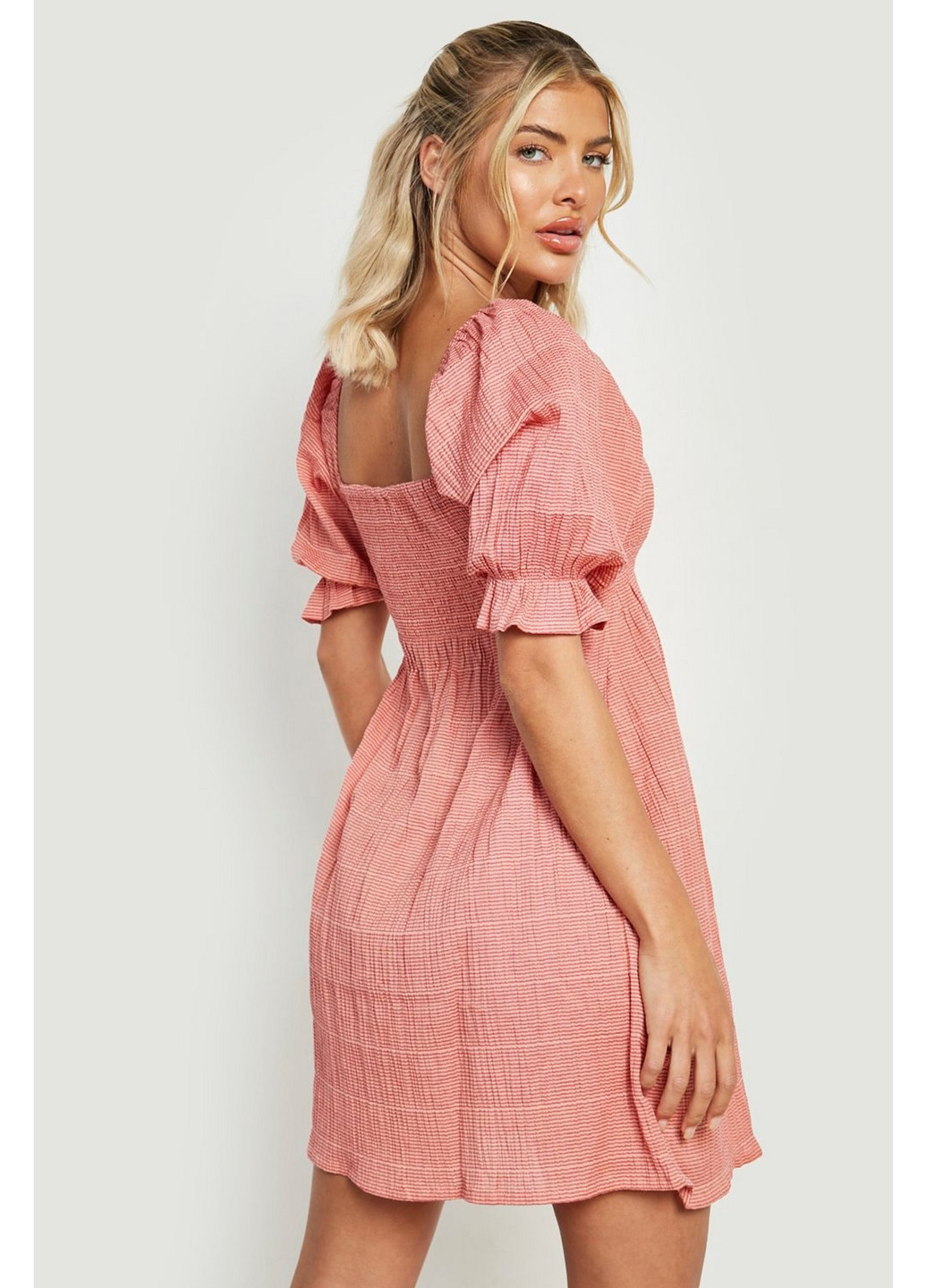 Помаранчева кежуал сукня Brave Soul однотонна