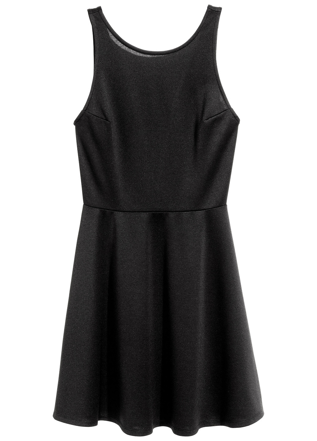 Черное кэжуал платье H&M однотонное