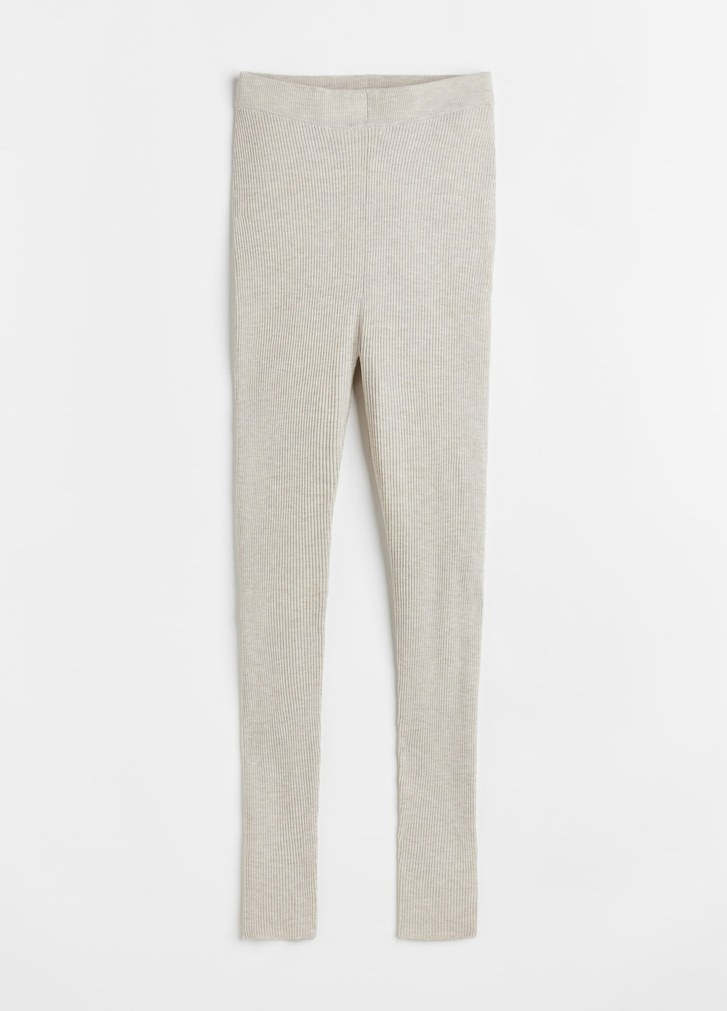 Бежевые демисезонные леггинсы для беременных H&M