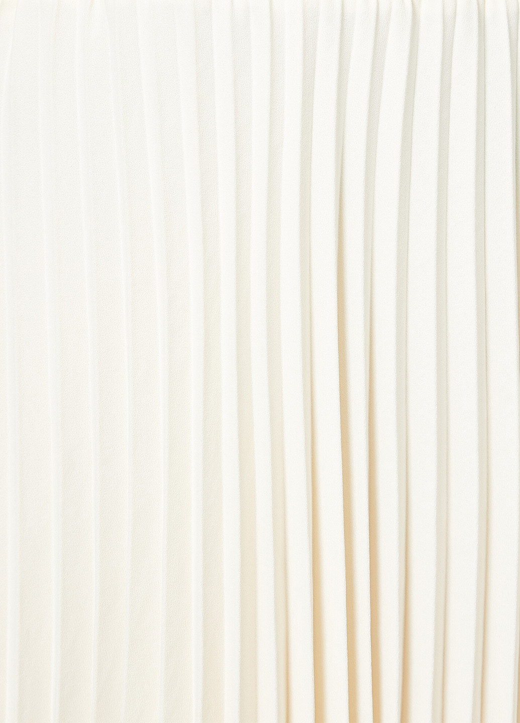 Молочная кэжуал однотонная юбка KOTON а-силуэта (трапеция), плиссе