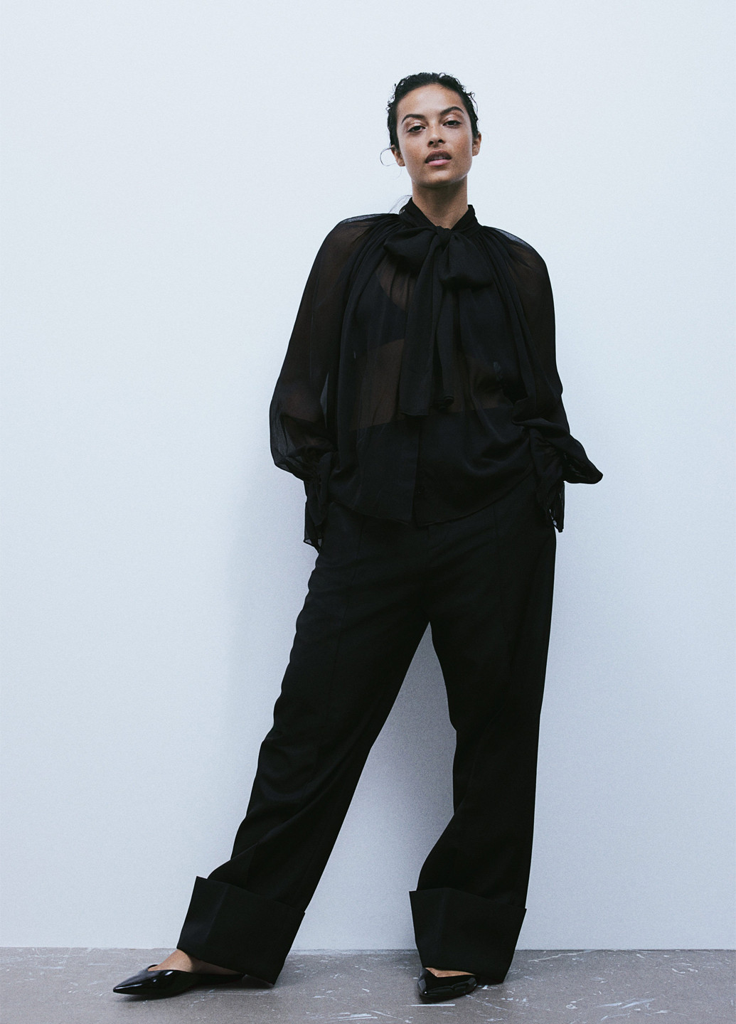 Чорна блуза H&M