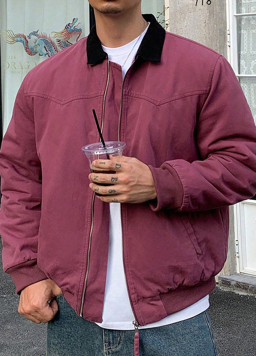 Бомбер SHEIN на блискавці (331738881)