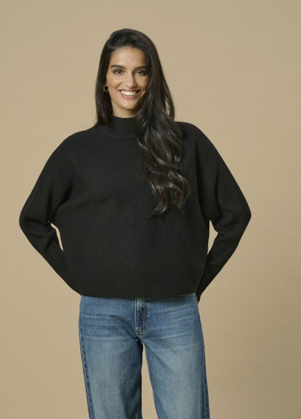 Чорний демісезонний светр Only