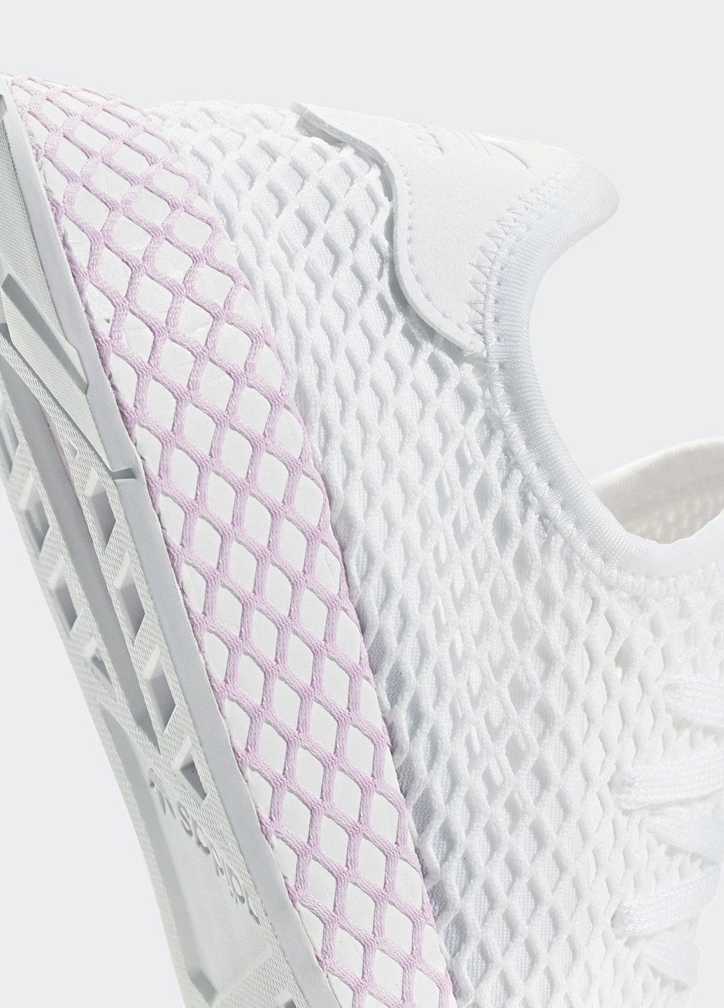 Белые демисезонные кроссовки adidas Deerupt