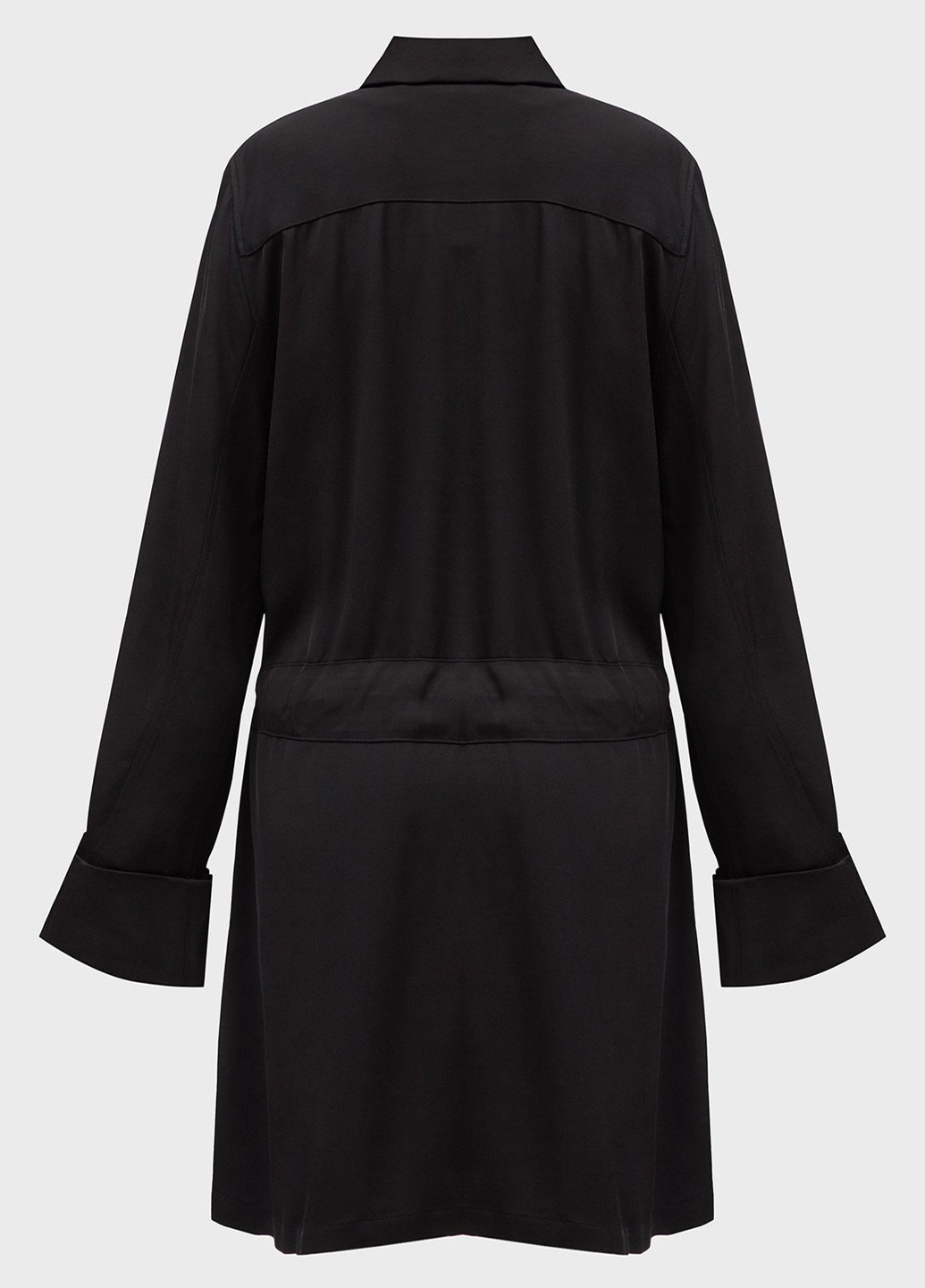 Чорна кежуал сукня сукня-сорочка Tommy Hilfiger однотонна