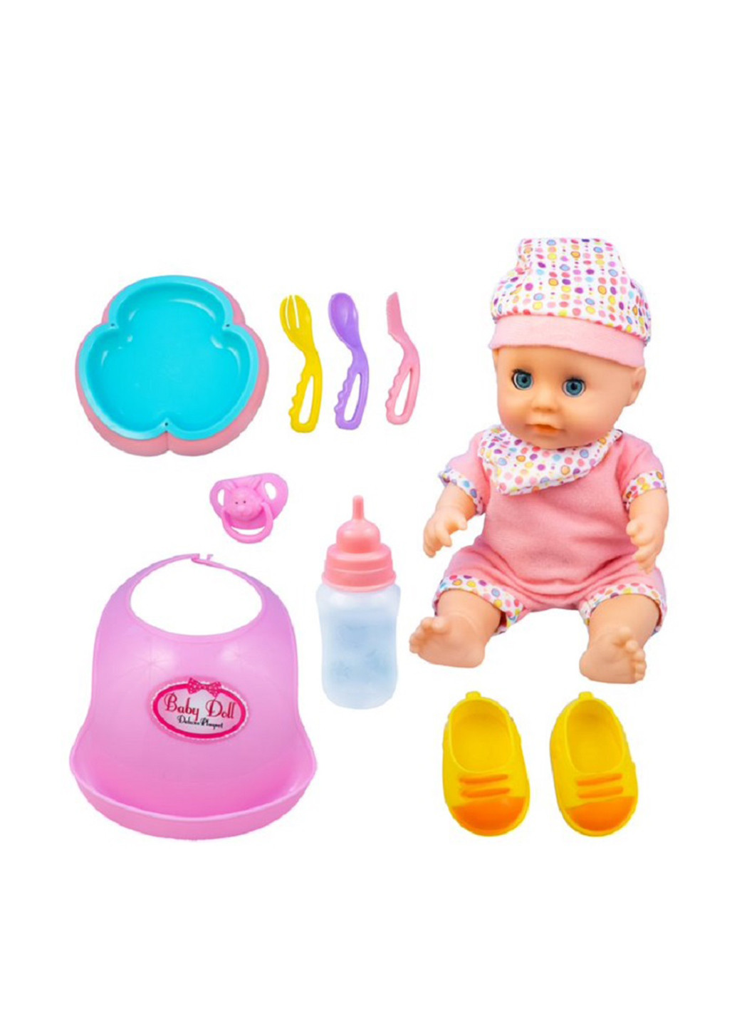 Пупс с аксессуарами, 24х11х34 см Shantou Yisheng (256231731)