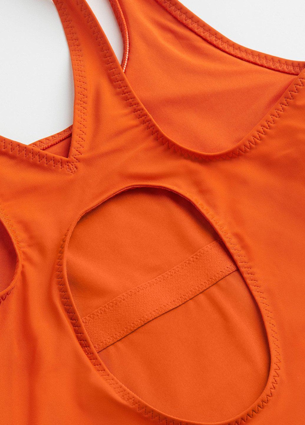 Помаранчевий літній купальник суцільний H&M