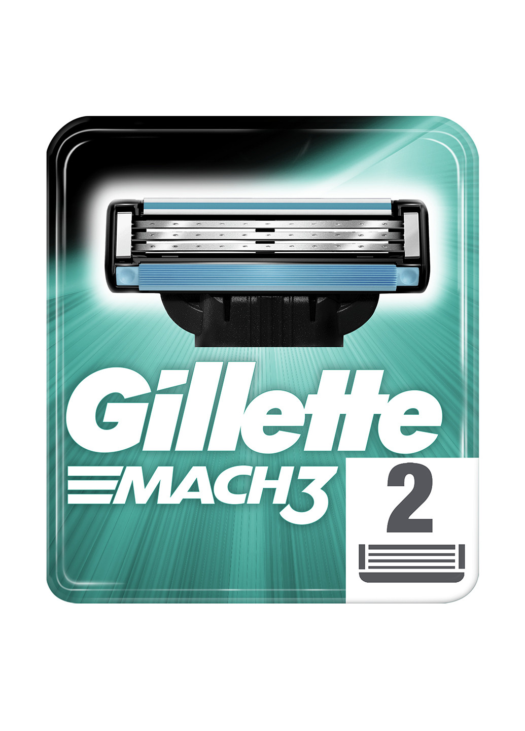 Картриджі для гоління Mach 3 (2 шт.) Gillette (13835082)