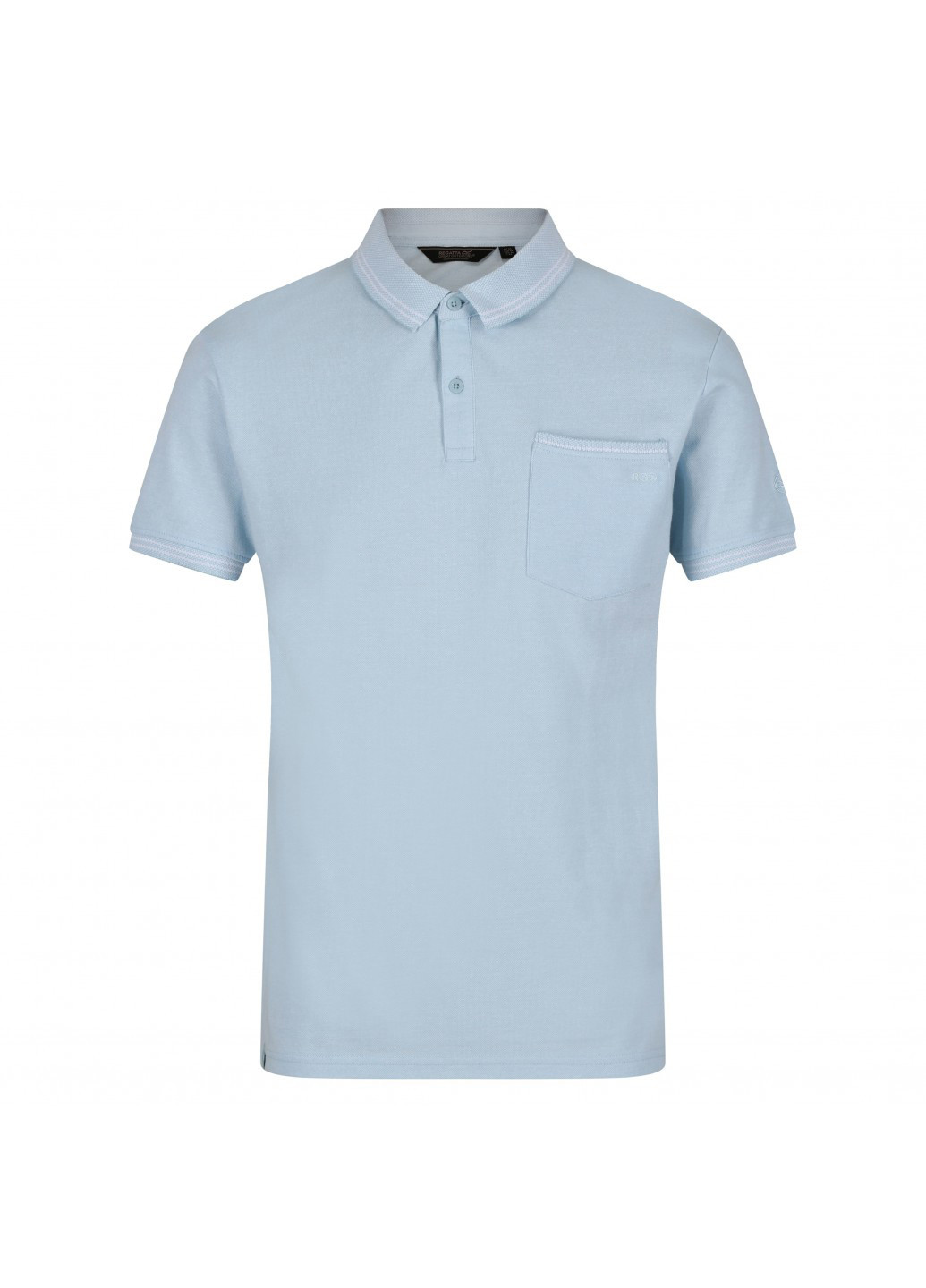 Голубой футболка-поло для мужчин Regatta однотонная