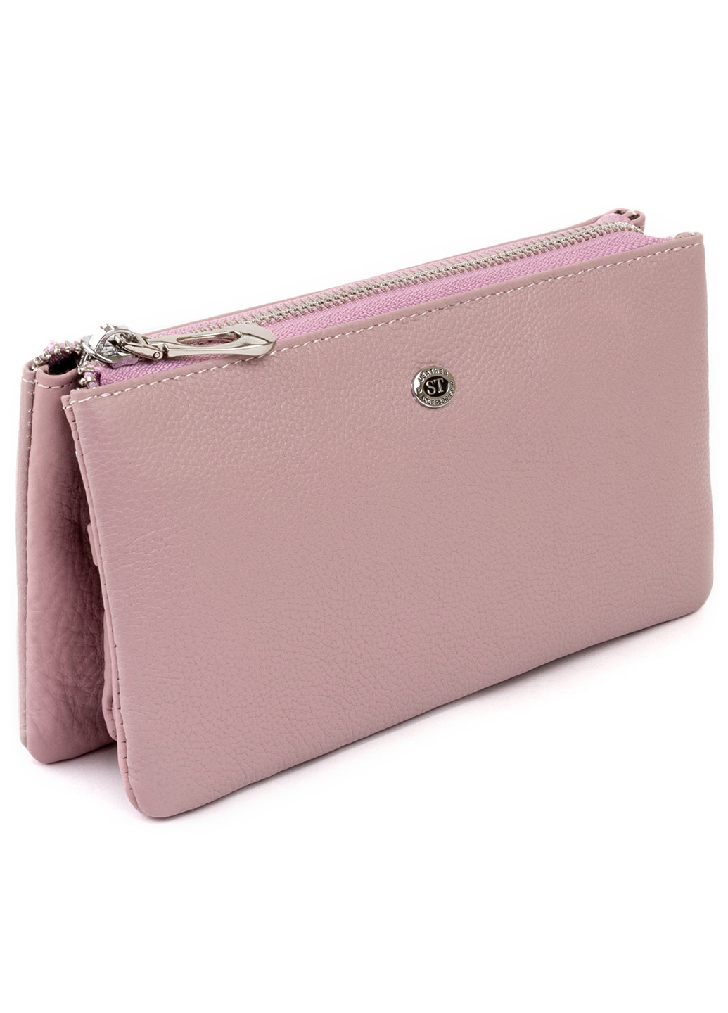 Жіночий шкіряний гаманець-клатч 19,2х10х2 см st leather (252131301)