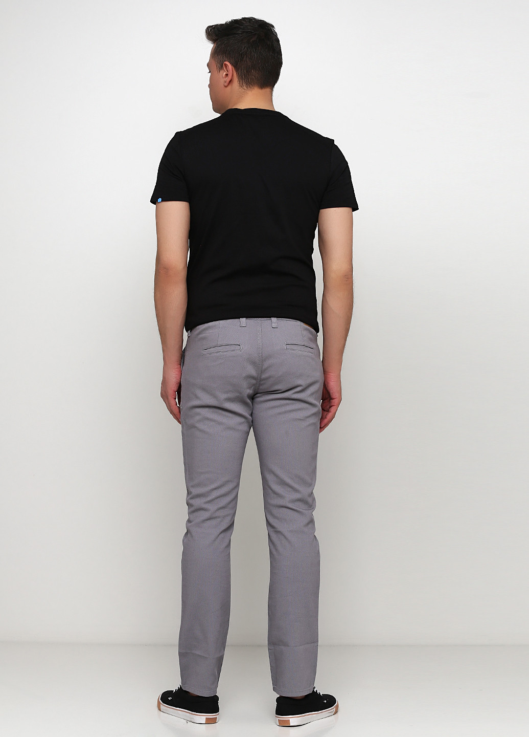 Серые кэжуал демисезонные прямые брюки Madoc Jeans