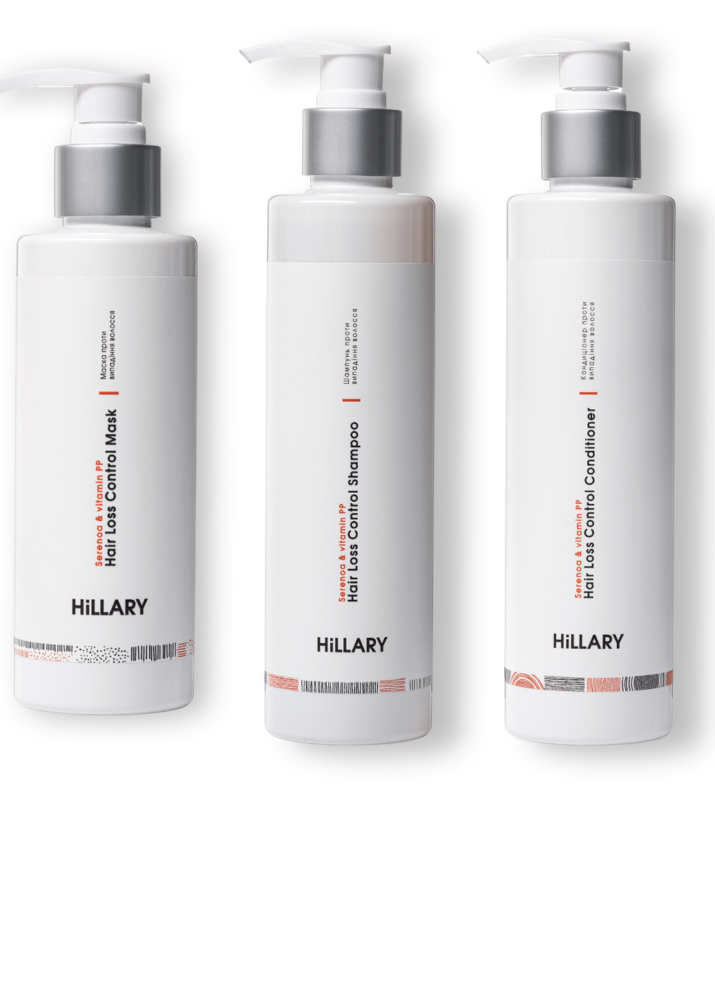 Комплекс проти випадіння волосся Serenoa & РР Hair Loss Control Hillary (256517435)