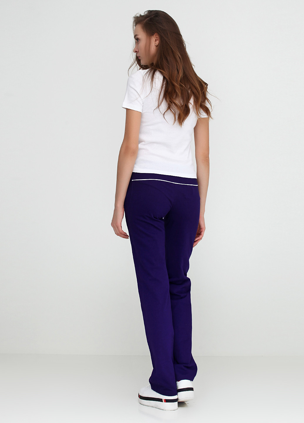 Фиолетовые спортивные демисезонные брюки Senti