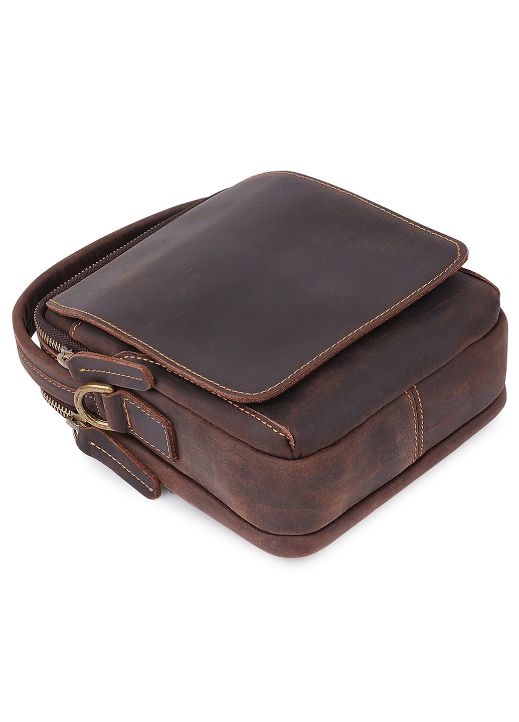 Мужская кожаная сумка 18х20х7 см Vintage (250096897)
