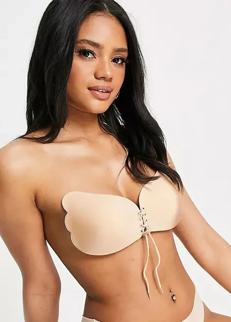 Бежевий бюстгальтер Asos