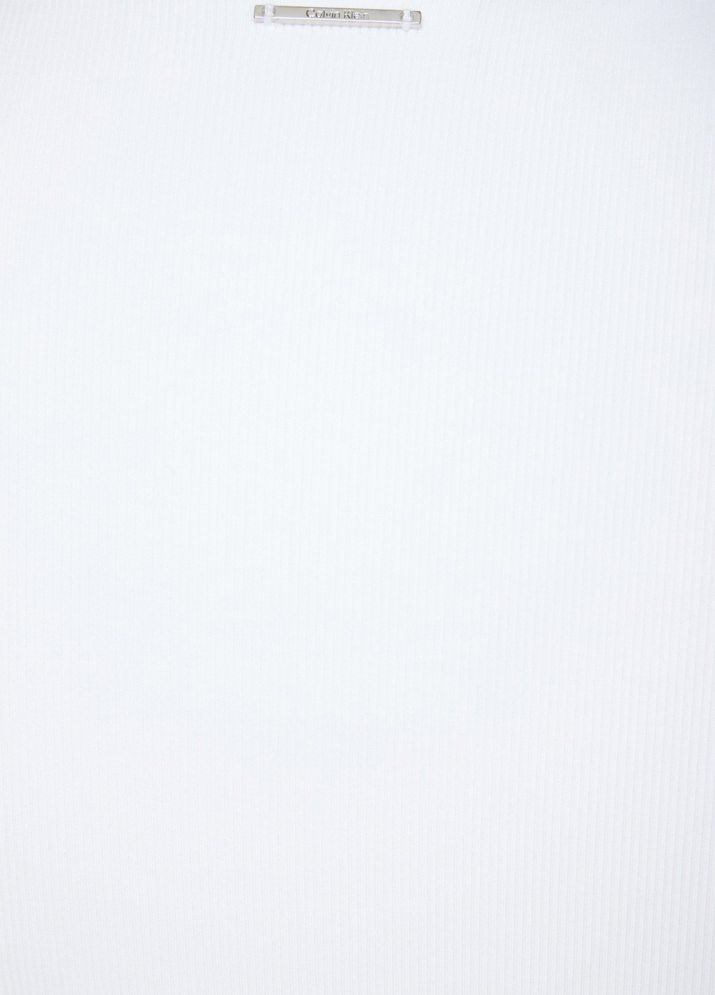 Белое кэжуал платье платье-футболка Calvin Klein однотонное