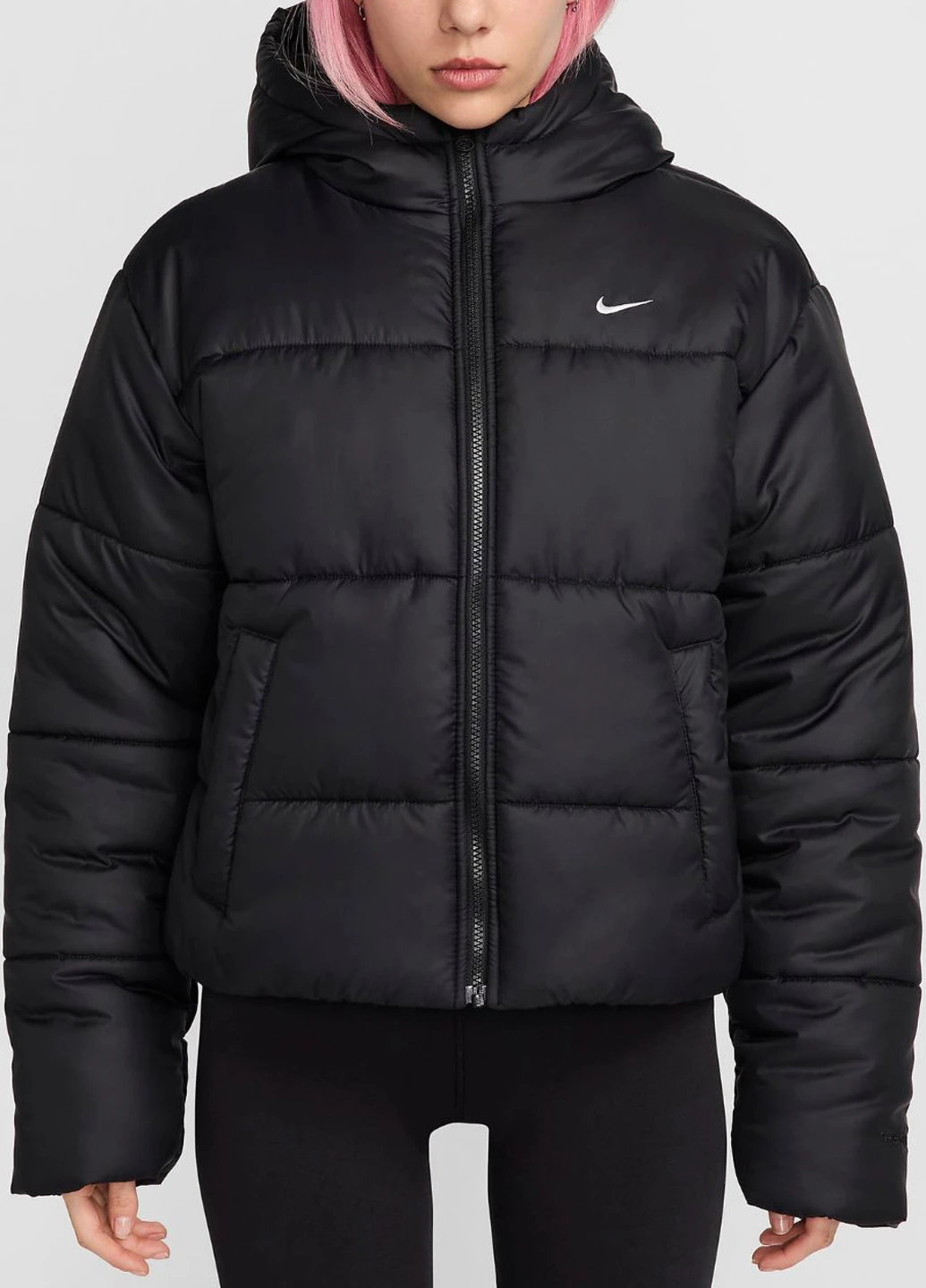 Черная зимняя куртка fz5899-010 Nike Sportswear Classic Puffer