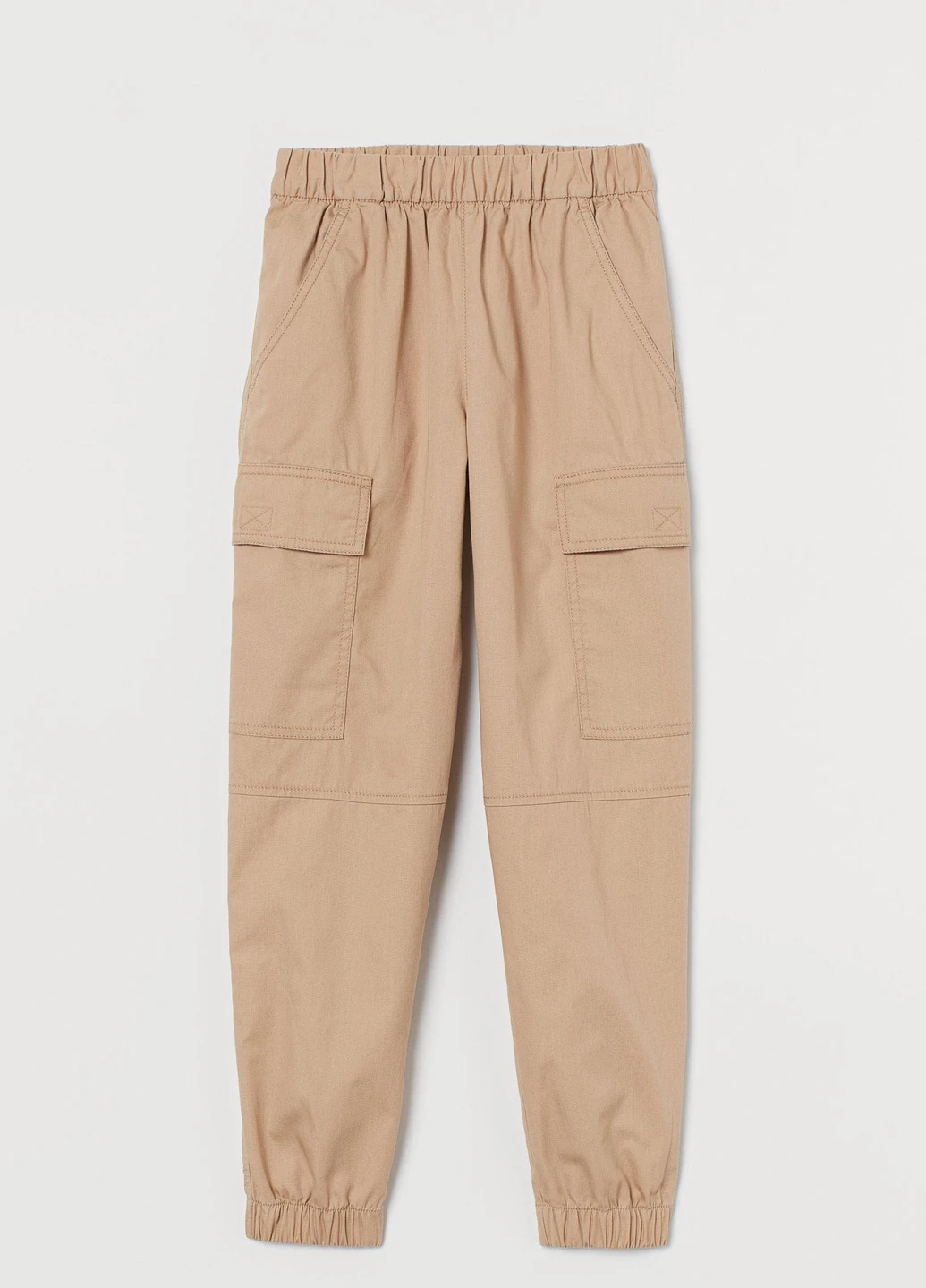 Бежевые брюки H&M