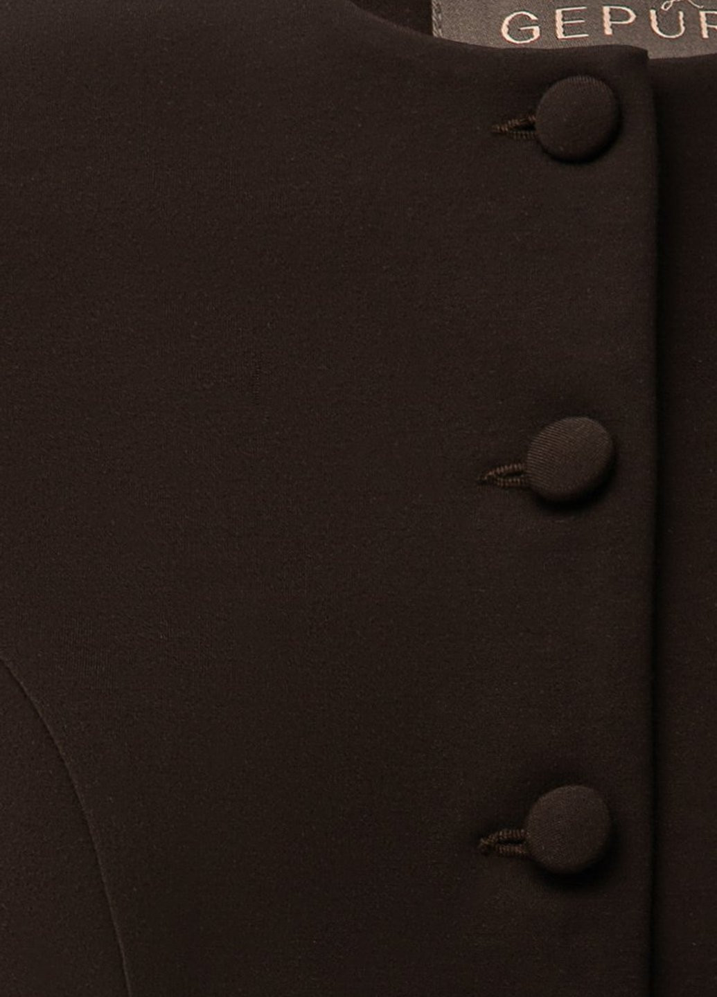 Темно-коричневый женский жакет Gepur однотонный - демисезонный