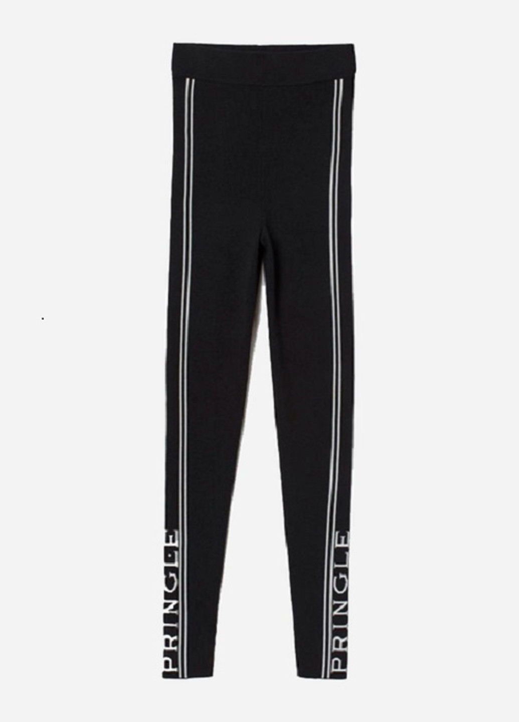 Черные демисезонные леггинсы H&M