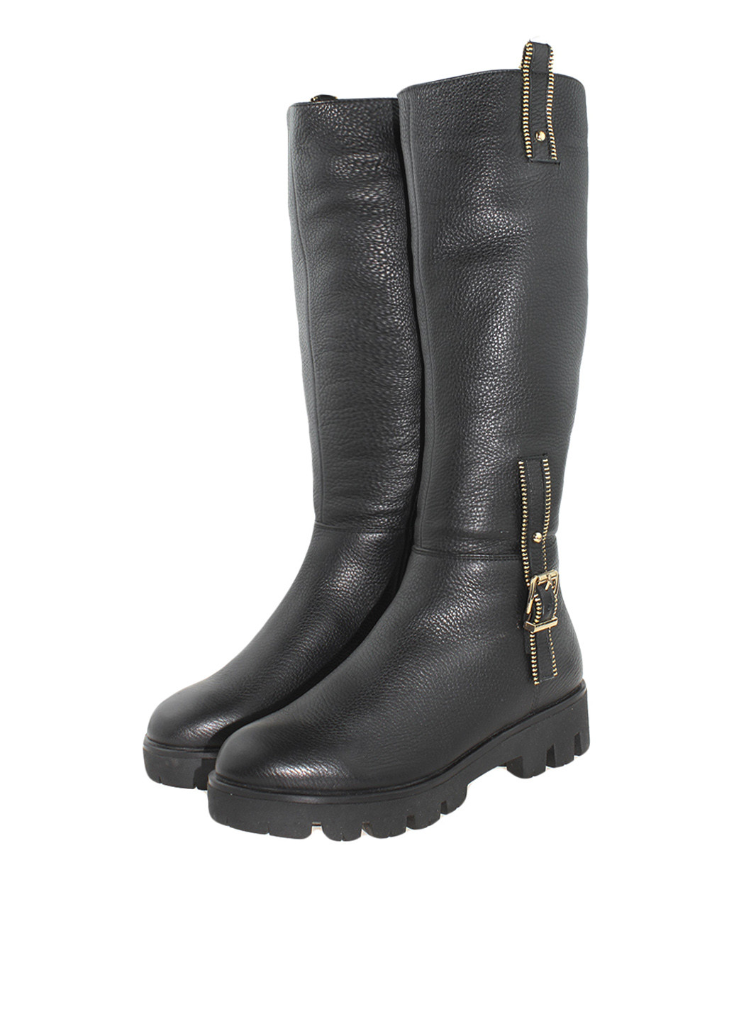 Зимние сапоги Favi с пряжкой, с молнией, на тракторной подошве