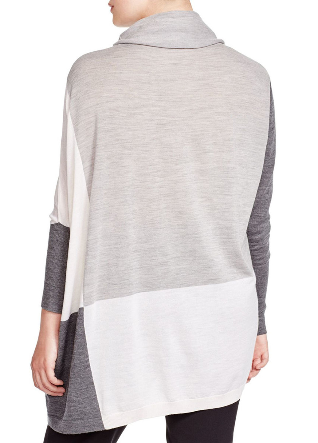 Сірий демісезонний светр хомут Marina Rinaldi