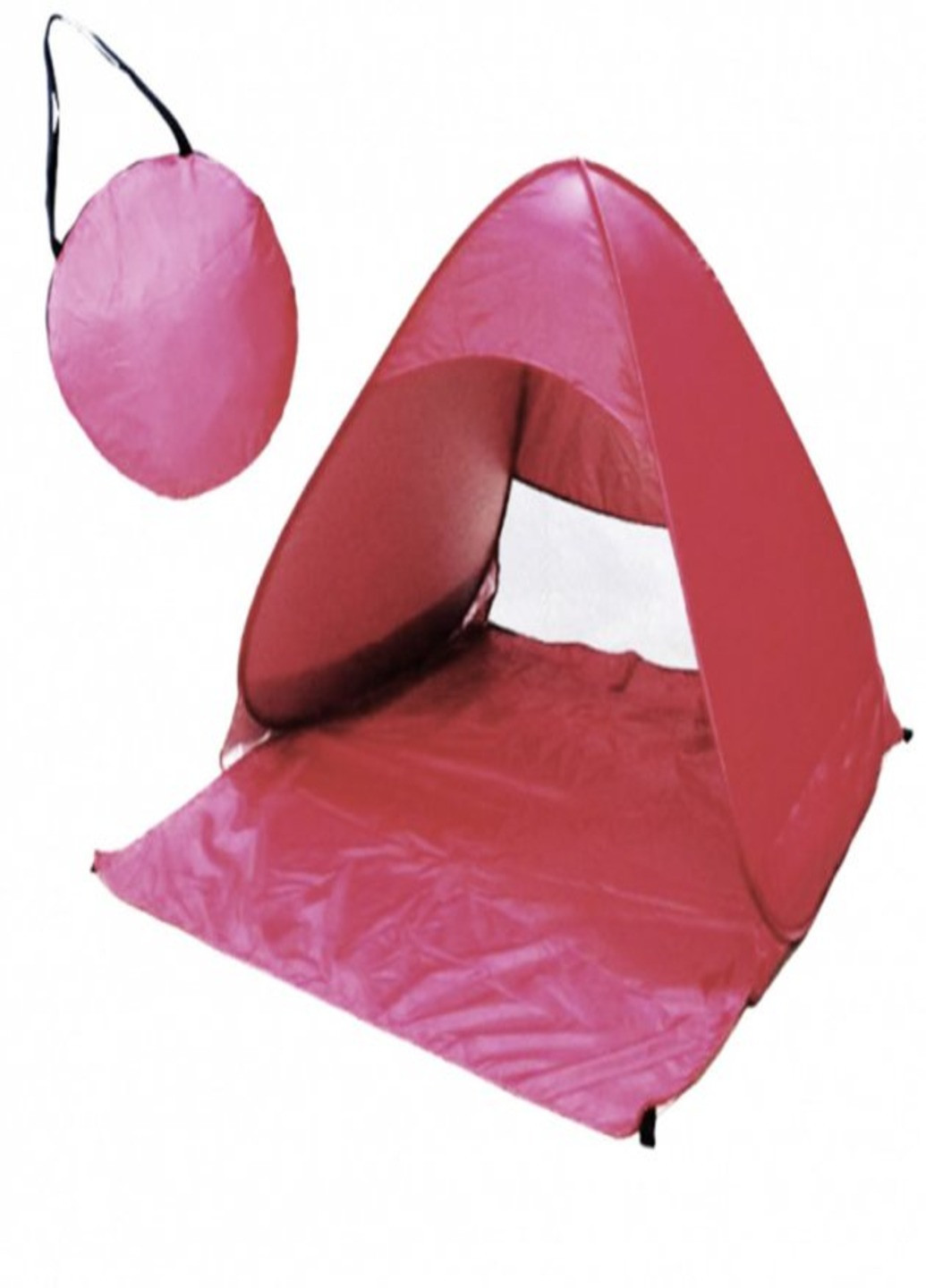 Палатка пляжная двухместная самораскладная с чехлом 150х165х110 Красный Art (253195813)