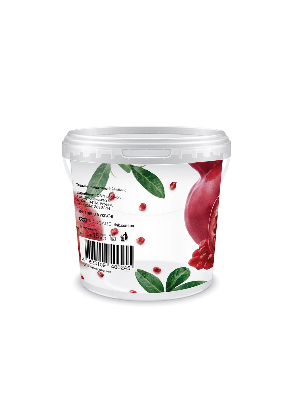 Маска альгинатная антивозрастная Гранат-Гиалуроновая кислота 15 г Tink (252305749)