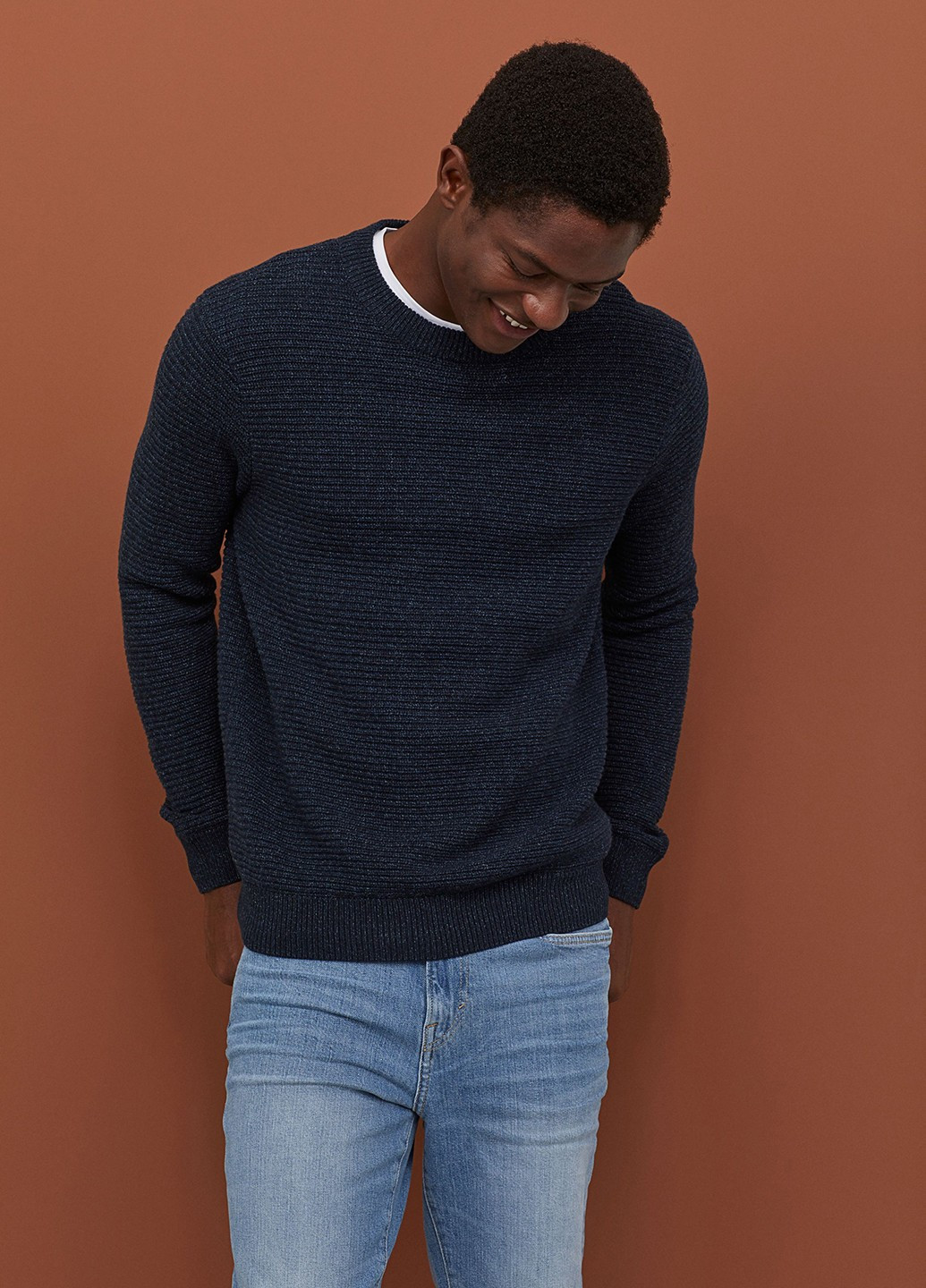 Темно-синій демісезонний джемпер джемпер H&M