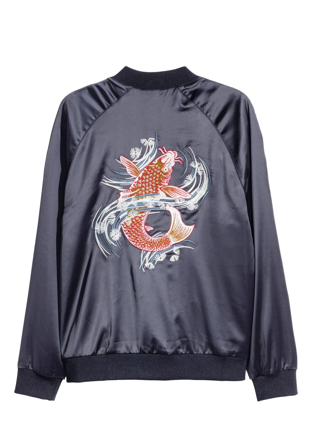 Бомбер,темно-синій, H&M (254770088)