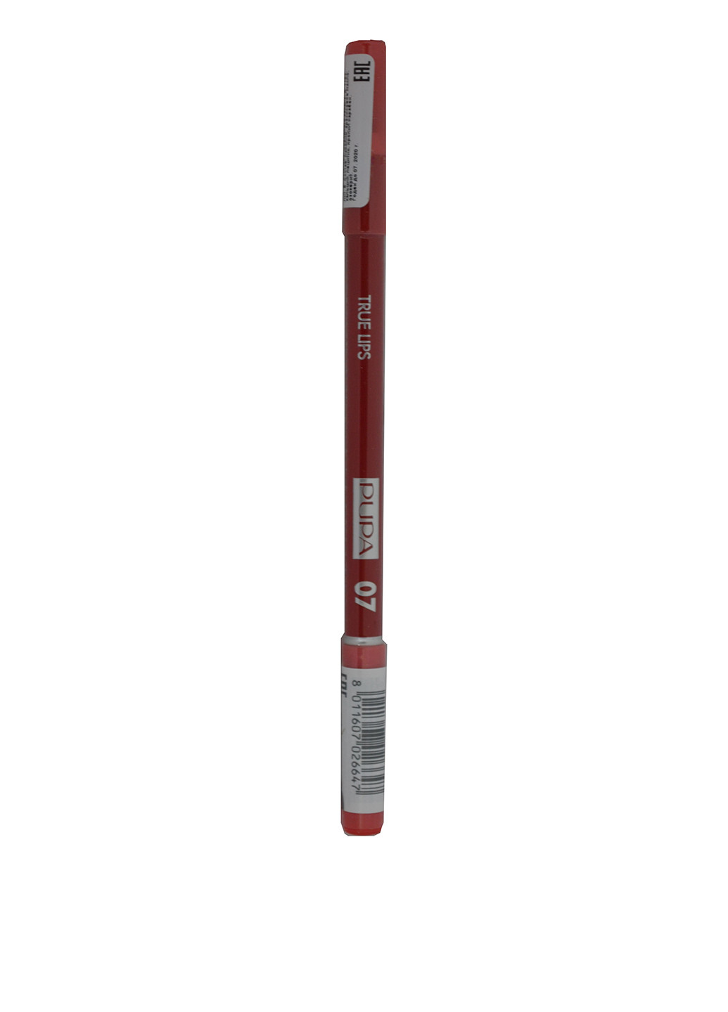 Олівець для губ TRUE LIPS 07 червоний, 1,2 г Pupa (15789703)