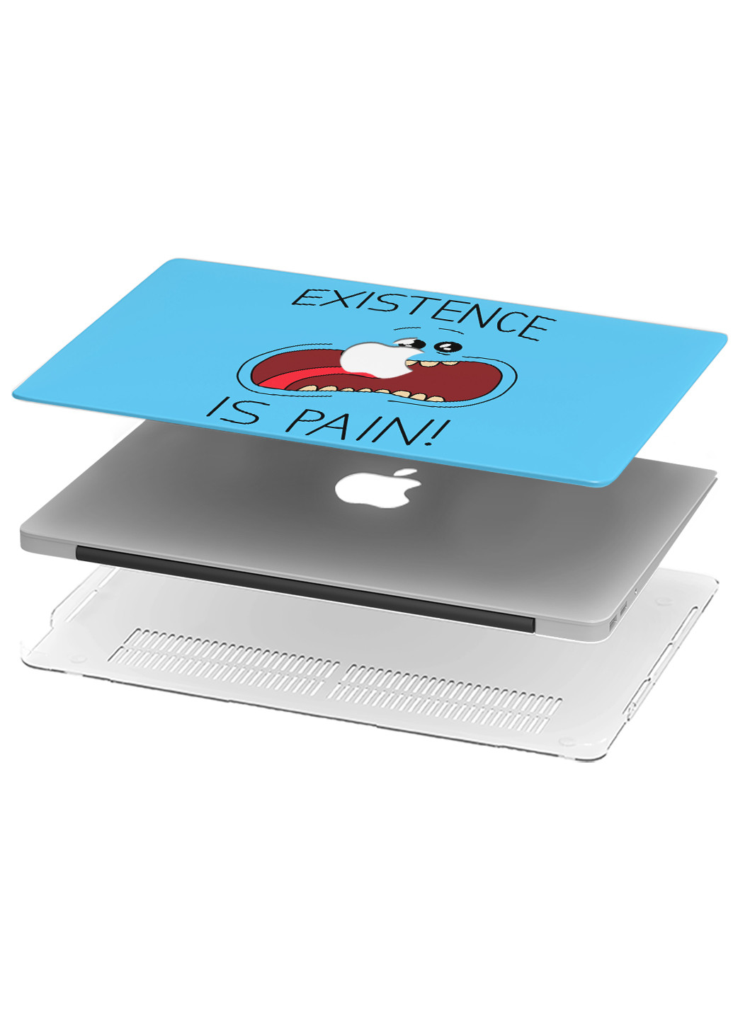 Чехол пластиковый для Apple MacBook Pro 13 A1706/A1708/A1989/A2159/A1988 Существование - это боль (9648-2163) MobiPrint (218987380)
