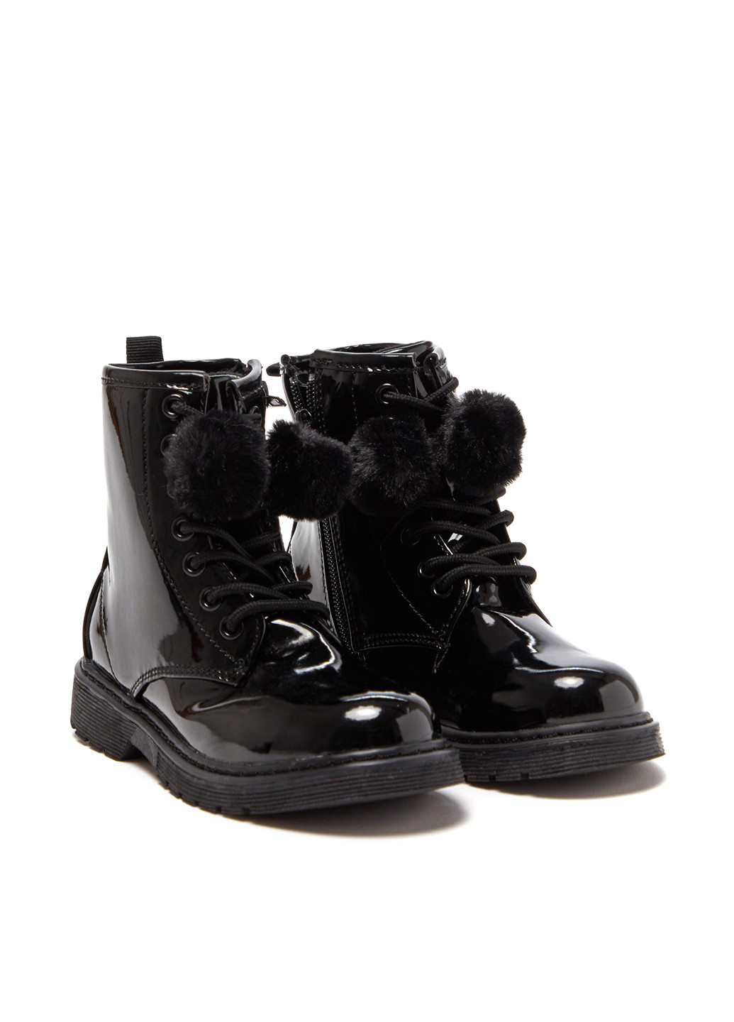 Черные кэжуал осенние ботинки Oviesse