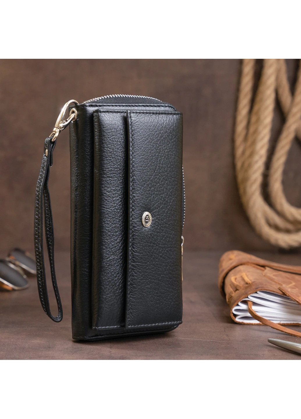 Жіночий шкіряний гаманець 20х10х2 см st leather (252132073)