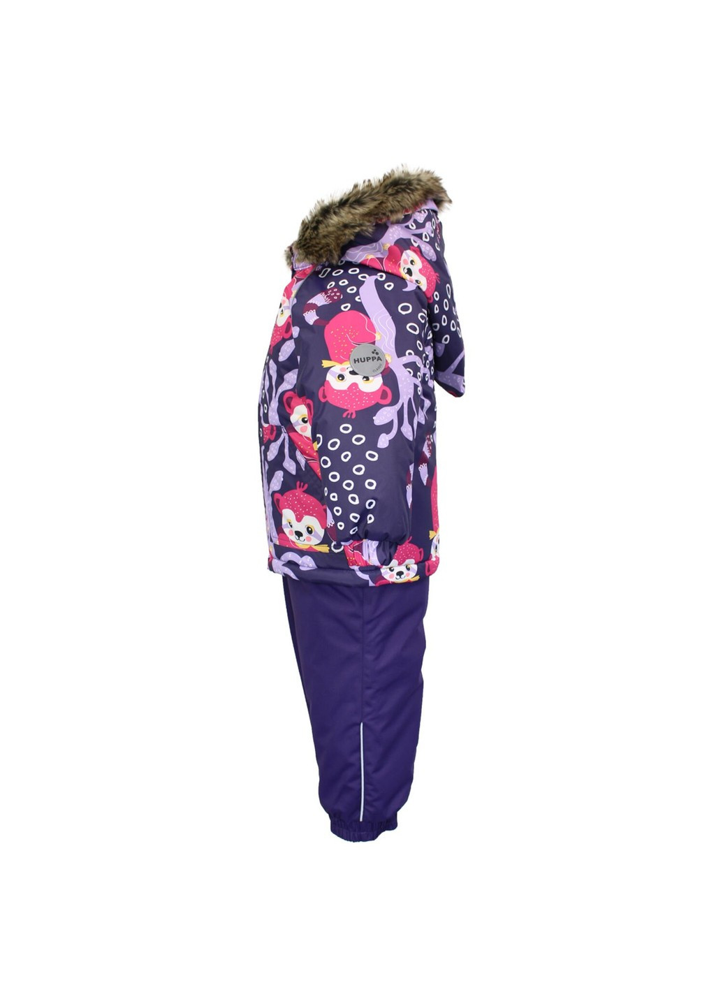 Фиолетовый зимний комплект зимний (куртка + полукомбинезон) avery Huppa