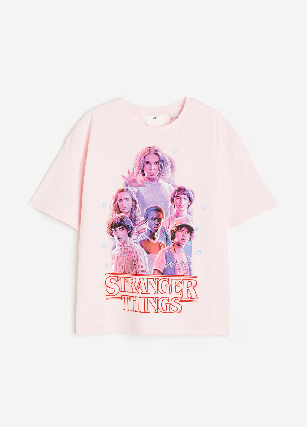 Світло-рожева літня футболка H&M