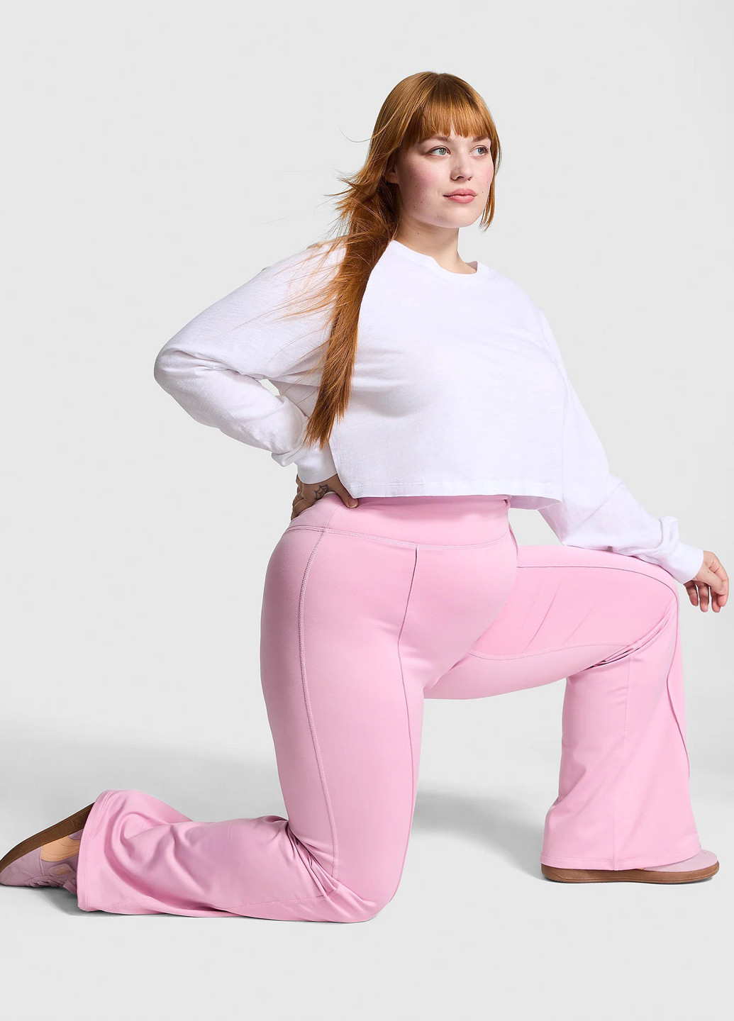 Розовые демисезонные леггинсы Victoria's Secret