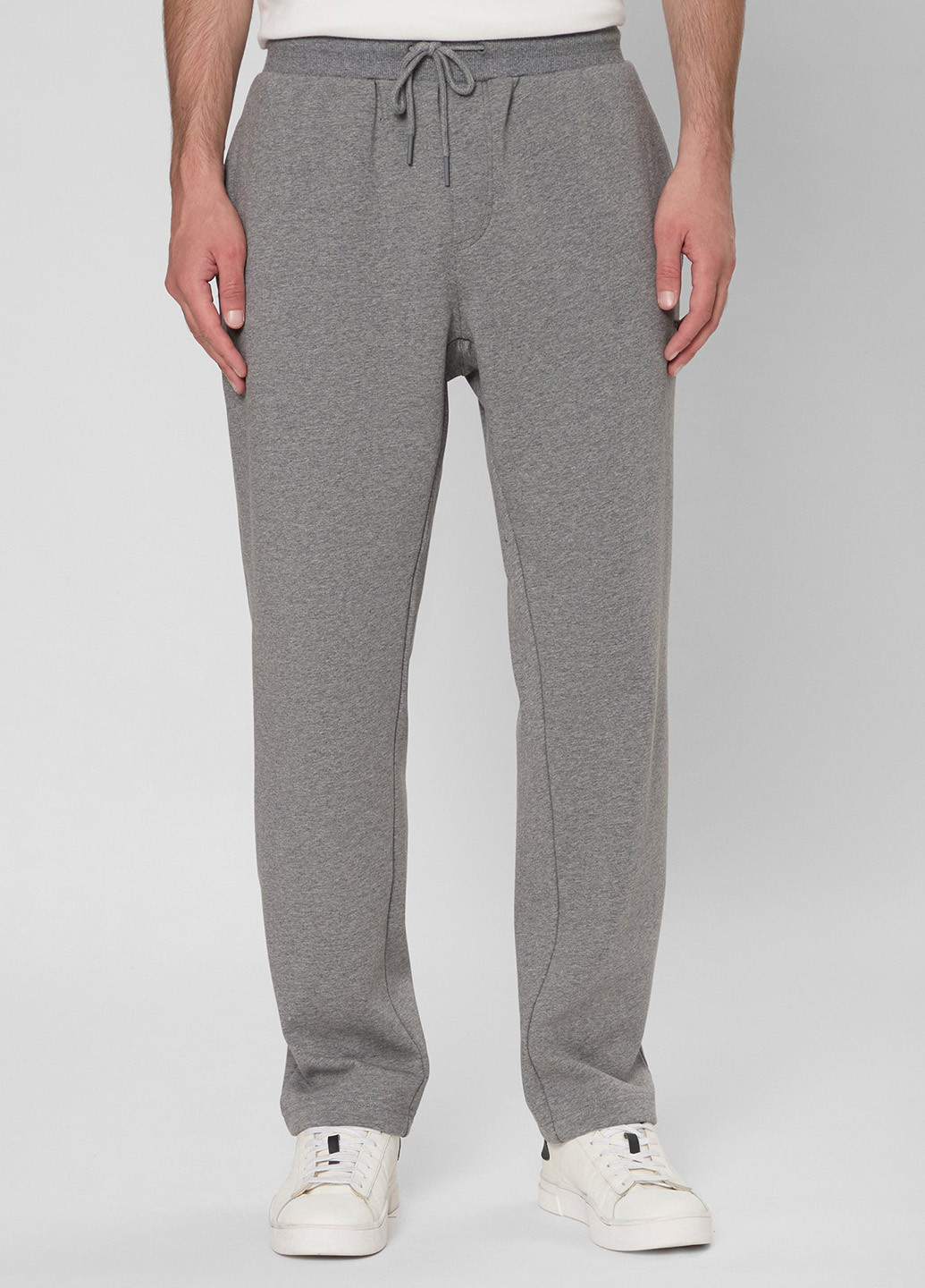 Серые кэжуал, спортивные демисезонные прямые брюки PRPY