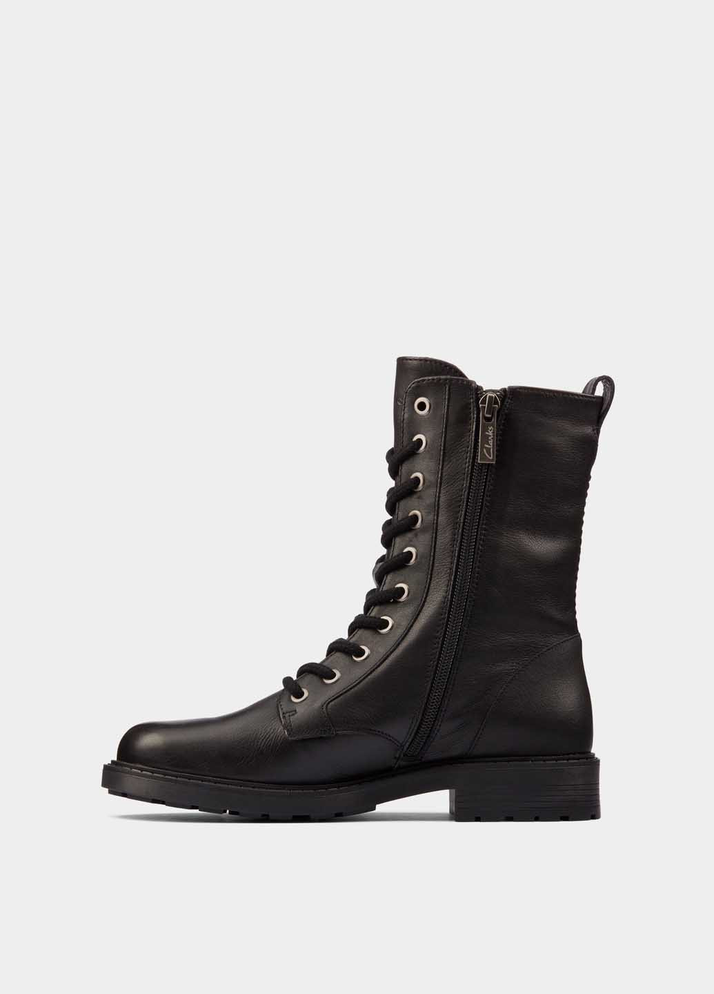 Осенние ботинки берцы Clarks без декора