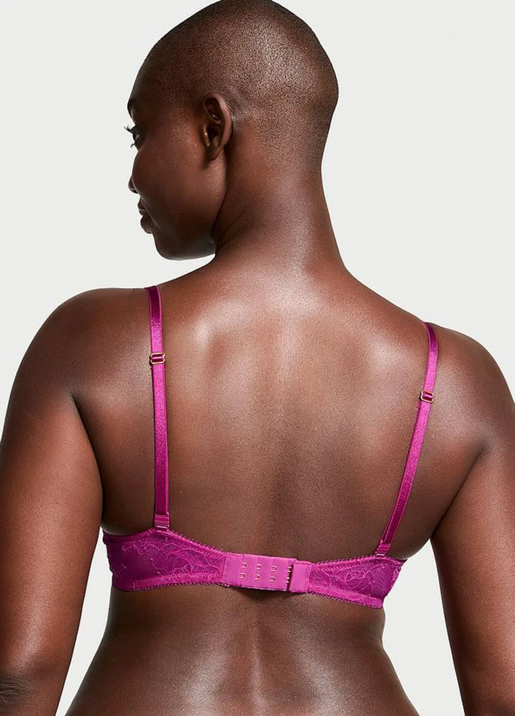 Рожевий демісезонний комплект білизни (бюст і трусики) Victoria's Secret