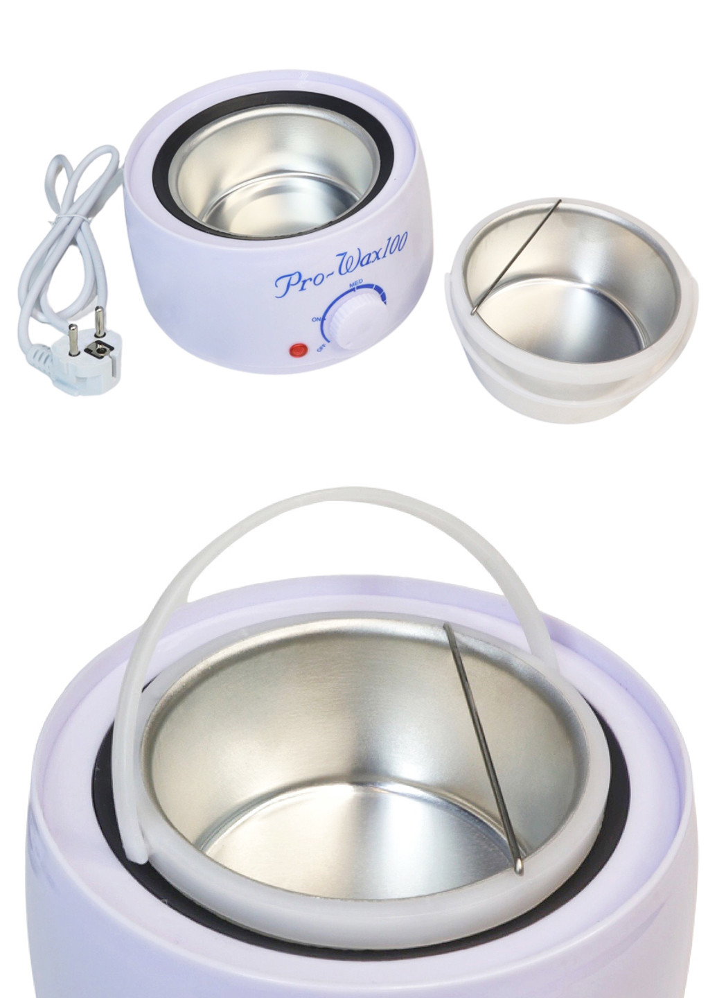 Воскоплав баночный с терморегулятором Pro-Wax 100W для депиляции UFT ProWax100 (238644749)